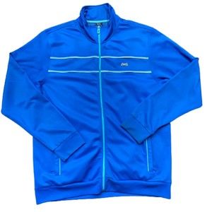 Le Tigre Athletic  Vintage Full Zip Royal Blue Track Jacket Men's Size 2XL